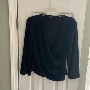 Black wrap top